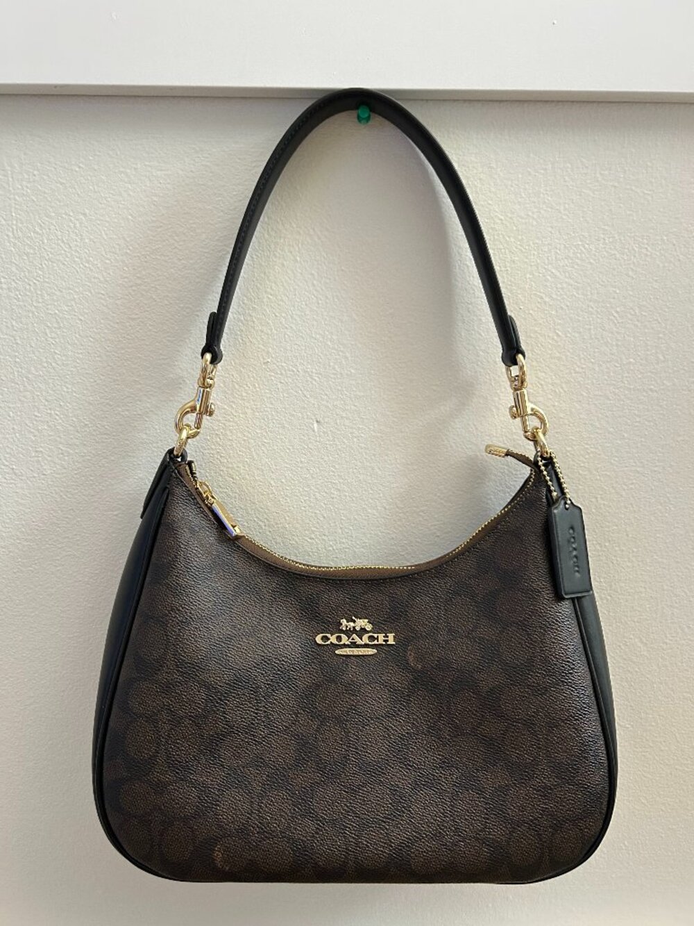 Coach Teri Hobo Bag – Signature Canvas – Like New